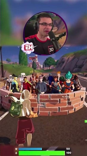 100 Players vs Earthbending in Fortnite