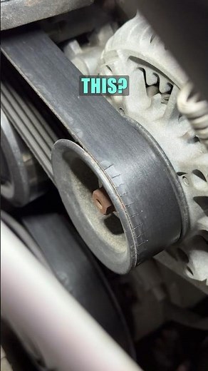 Cracked Serpentine / Drive Belt Inspection