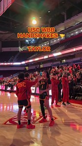4.7K views · 98 reactions | Pregame handshakes >>>>>> #NCAAWBB x  TT / @uscwbb | March Madness Women's Basketball | Facebook