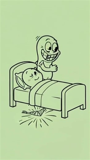 😂 Sleeping Man Gets Firework Surprise! (Funny Skit) #animation #comedyjokes #comedy