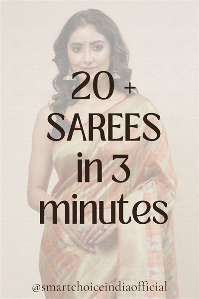 17K views · 393 reactions | 20+ Sarees In 3 minutes Soft Tussar Silk Collection All Priced at 1350/- Place your Order on :- https://bit.ly/3SejO4E or Whatsapp on 9923032432 Join our Whatsapp Channel for latest update :- https://bit.ly/whatsappchannel_sc For Wedding appointment and Issues do call us on :- 9923032438 | Smart Choice | Facebook