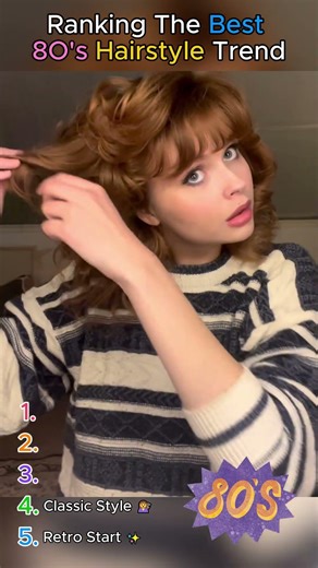 Ranking The Best 8O's Hairstyle Trend