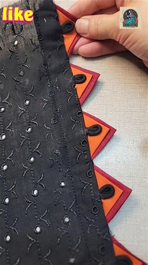Sleeve and daman design with fabric in easy way | stitching ideas