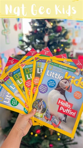 Courtney on Instagram: "Are you searching for a meaningful, last-minute Christmas gift? 🎄 A National Geographic Little Kids magazine subscription is a great gift idea. It’s one that keeps the magic going all year long. Lots of learning, stickers, animals and screen-free moments delivered straight to their door. Make every month feel like Christmas! Christmas offer details: • $80 for 13 issues • 13 issues delivered throughout the year • Sticker activities and games with every issue • A downloada