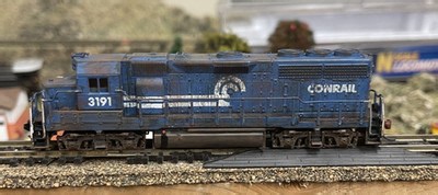 Atlas N Scale Conrail "Quality" GP-40-2 Diesel Weathered Loco #3191 - SEE VIDEO! | eBay