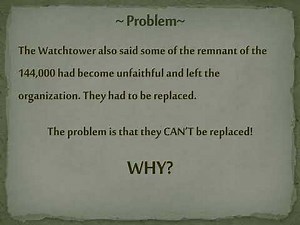 Watchtower's History of the 144,000 - how it all started.