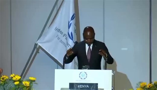 Delivering my remarks at the 151st Inter-Parliamentary Union (IPU) Assembly in Geneva, Switzerland, today #fyp | Rt. Hon Amason Jeffah Kingi EGH