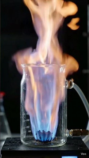 “This Gas Burns With Blue Flames 🔥”