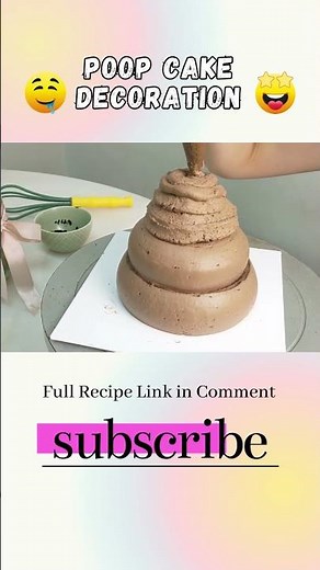 Poop Cake Design Ideas | Shit Cake Tutorial