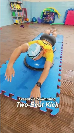 Dryland Drill to Master the Two Beat Kick for Freestyle Swimming