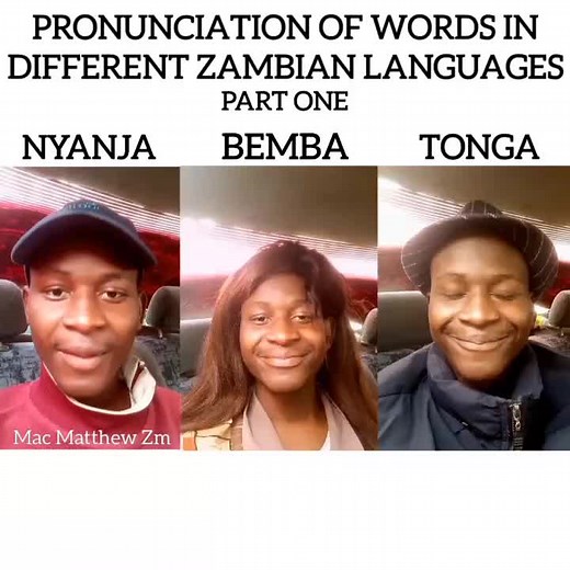 Zambian Language Pronunciations | Mac Matthew Comedy Zambia