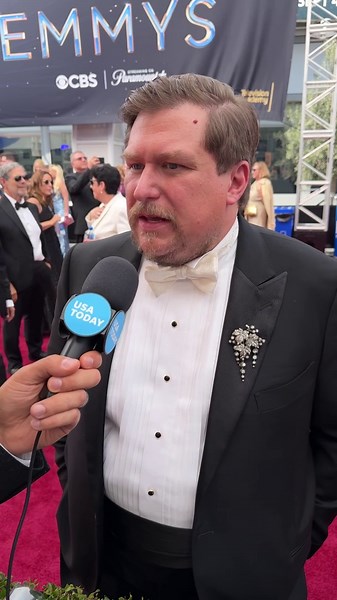 Michael Chernus talks 'Severance's' Emmy success on the 2025 Emmy Awards red carpet