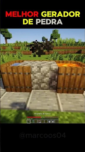 Gerador de pedra Tutorial - #minecraft #minecrafttutorial #minecraftbuilding