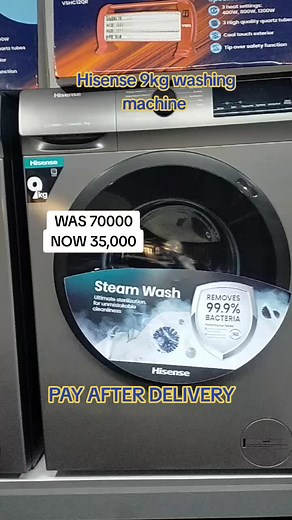 Hisense 9kg washing machine #hisense #9kgwashingmachine #washingmachine #kenyantiktok