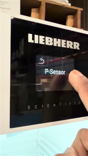 Activation of the P Sensor on a Liebherr Medical Fridge