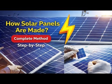 How Solar Panels Are Made | Solar Panel Process Step by Step | Solar Panel Working