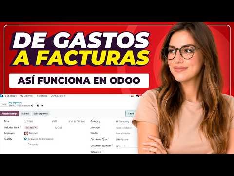 Genera Comprobantes de Compra desde Gastos en Odoo (Activa esta función)