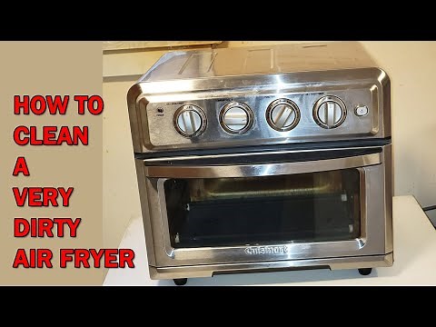 How to clean a very dirty air fryer