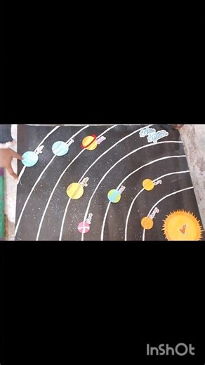 Solar system drawing #school project....@Artist_Zaidi