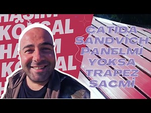 SANDWICH PANEL OR TRAPEZE SHEET METAL ON THE ROOF #hasimkoksal #karadenizmetal #prefabrikyapılar ...