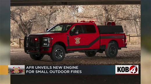 AFR unveils new engine for small outdoor fires