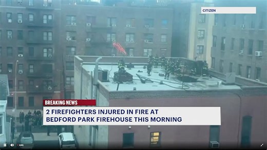 14 firefighters injured following fire at FDNY firehouse in Bedford Park