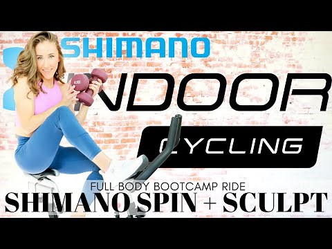 SHIMANO SPIN + SCULPT // 30 Minute Spin Class With Weights • HIIT Cycling Bootcamp Workout