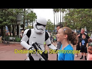 Detained by a Stormtrooper at Disney's Hollywood Studios