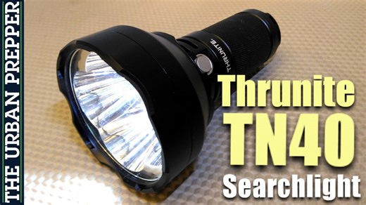 Thrunite TN40 rechargeable searchlight full performance review