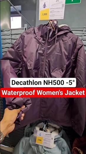 Decathlon NH100 -5° Waterproof Women's Jacket || #shorts #decathlon