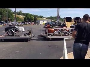 Amtrak Auto Train Motorcycles Unloading