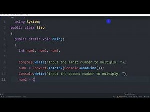 How to print the multiplication of a number in C#