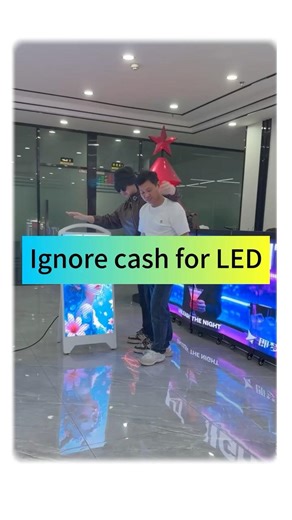 For an Outdoor LED Sign, They Ignored Cash on the Ground 💸