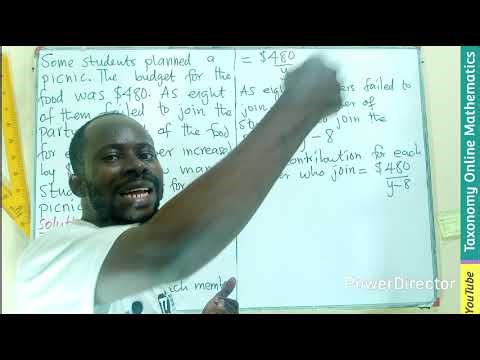 How to Solve a Word Problem Leading to Quadratic Equations