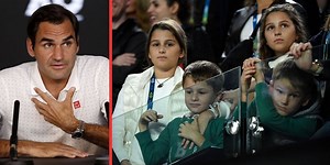 "My nine-year-old sons are now scheduled to play tennis four times a week, I think that's too much" - Roger Federer