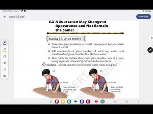 Class 7 Ch-5 Changes around us: Physical and Chemical Part 1#read#ncert#ncertsolution#class7#science