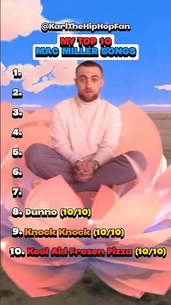 My TOP 10 Mac Miller SONGS