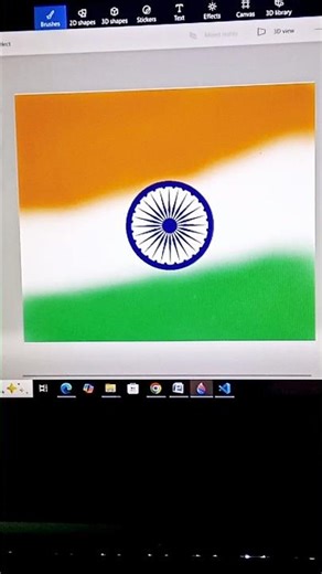 🇮🇳🇮🇳Happy Republic Day... Drawing ook computer #learn_computer_with_nupur #3Dpaint #republicday