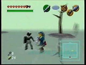 TLOZ, Ocarina of Time | Mini-boss DARK LINK