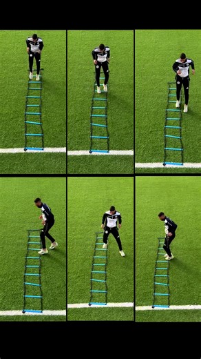 Six exercises using a ladder