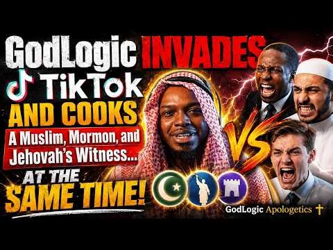 GodLogic DESTROYS a Muslim, Mormon & Jehovah's Witness in One TikTok LIVE Debate!