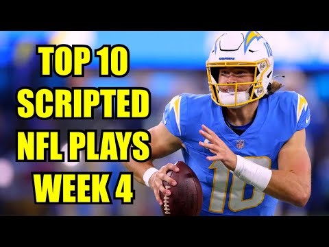 Top 10 NFL Scripted Plays | Week 4
