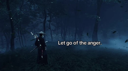 Let Go of Anger: Lessons from Ghost of Tsushima