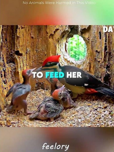 This Mother Woodpecker Ate One of Her Own Eggs 🐦😳 #shorts