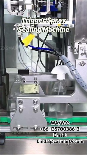 Trigger Spray Sealing Machine#cappingmachine #sealingmachine #packingmachine #automaticmachine
