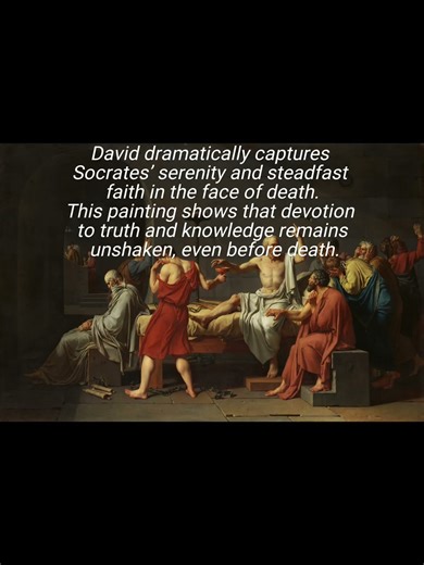 Socrates' Final Lesson #art #painting #socrates