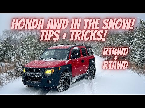 AWD Hondas In the SNOW - HOW TO!!!