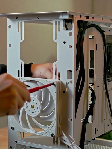 光らなくてもオシャレな白色PCを組み立てる動画 #ゲーミングpc #asmr #asrock