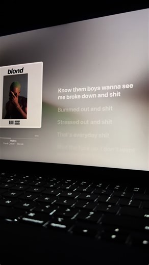 nights by frank ocean #frankocean #nights #music #lyricsvideo #applemusic