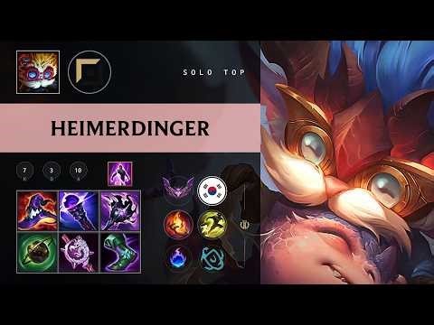 Heimerdinger Top vs Nasus - KR Master Patch 26.09